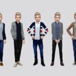 Dunne Casual Cardigan Boys by McLayneSims at TSR