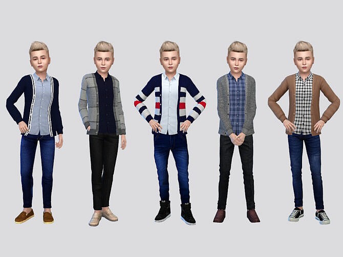 Dunne Casual Cardigan Boys by McLayneSims at TSR