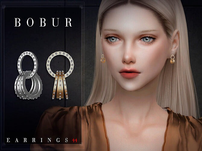 Earrings 44 by Bobur3 at TSR
