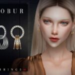 Earrings 44 by Bobur3 at TSR