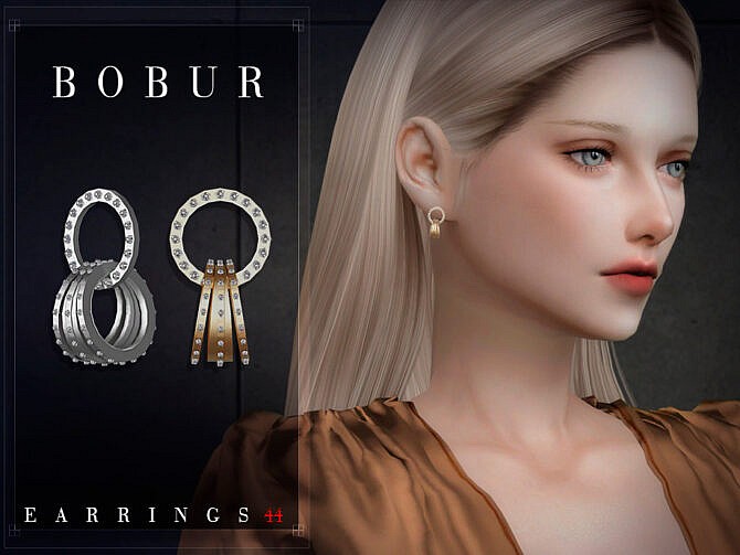 Earrings 44 by Bobur3 at TSR
