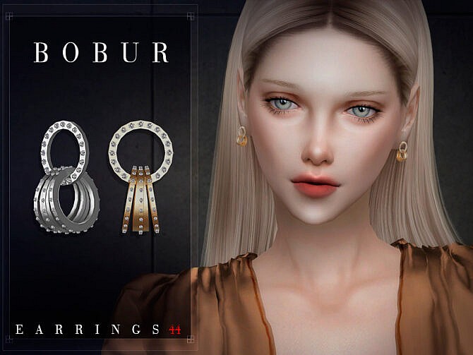 Earrings 44 by Bobur3 at TSR