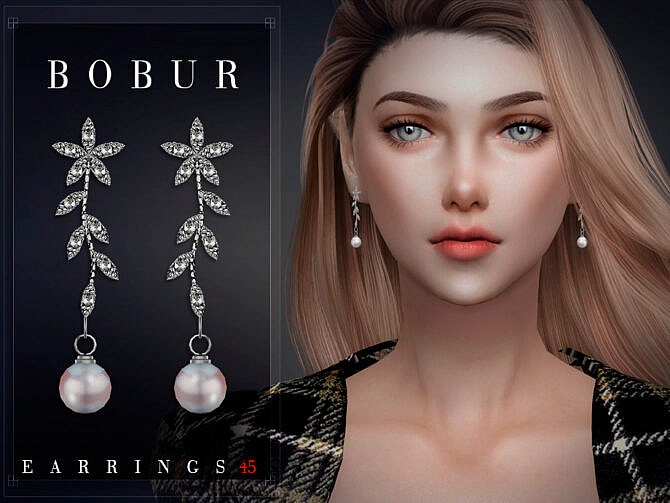 Earrings 45 by Bobur3 at TSR
