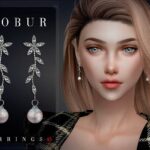 Earrings 45 by Bobur3 at TSR