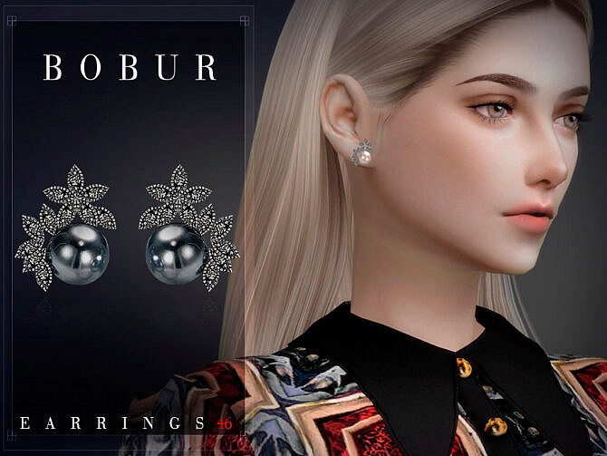 Earrings 46 by Bobur3 at TSR
