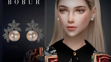 Earrings 46 by Bobur3 at TSR