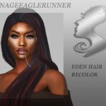 Eden Hair Recolor at Teenageeaglerunner