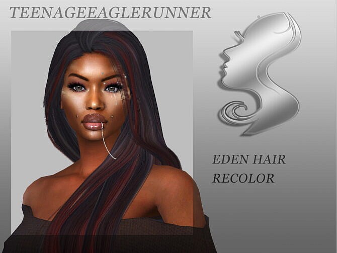 Eden Hair Recolor at Teenageeaglerunner