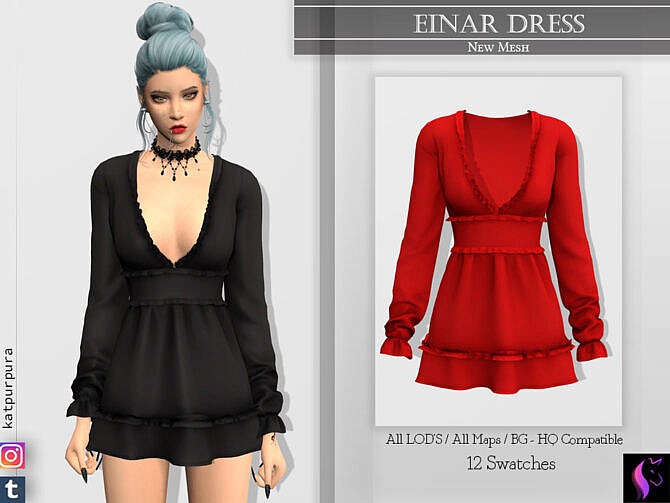 Einar Dress by KaTPurpura at TSR