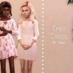 Emily Dress Kids by Dissia at TSR