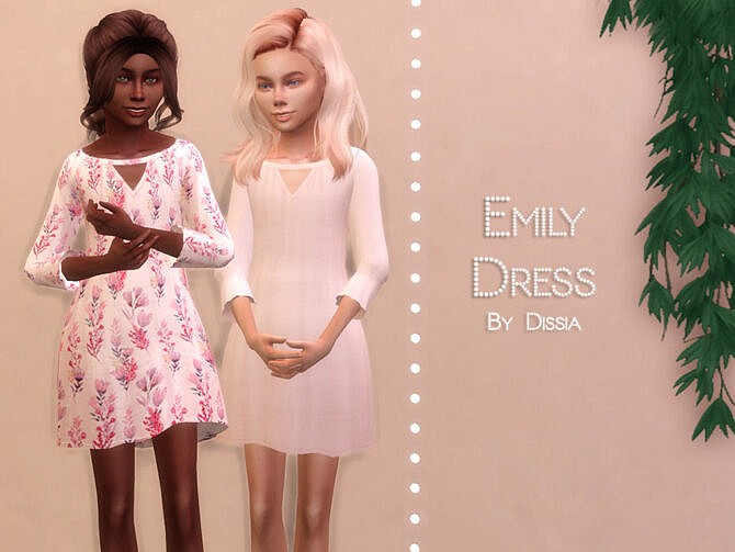 Emily Dress Kids by Dissia at TSR