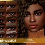 Eyebrows NB23 at MSQ Sims