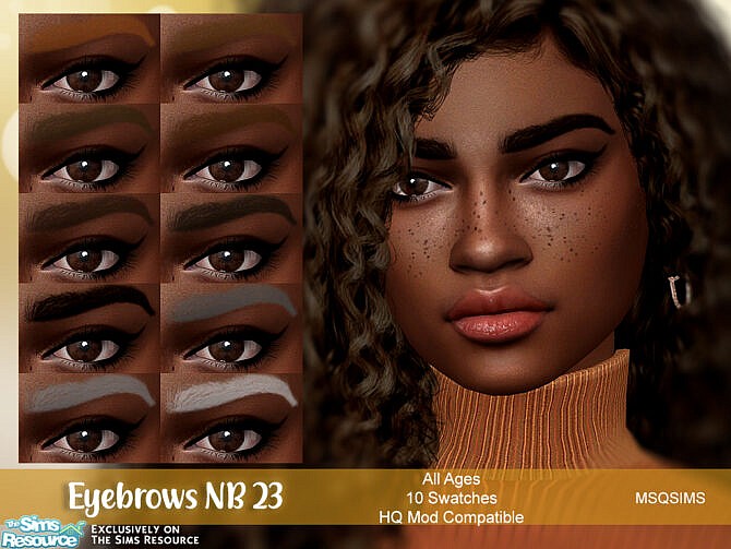 Eyebrows NB23 at MSQ Sims