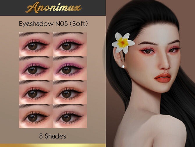 Eyeshadow N05 (Soft) by Anonimux Simmer at TSR