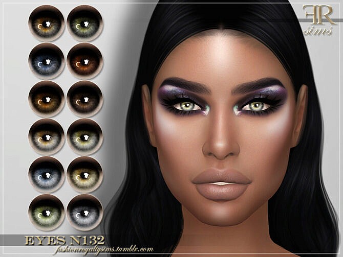 FRS Eyes N132 by FashionRoyaltySims at TSR