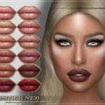 FRS Lipstick N250 by FashionRoyaltySims at TSR