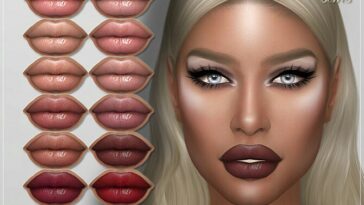 FRS Lipstick N250 by FashionRoyaltySims at TSR