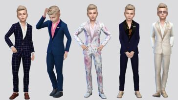 Fancy Boys Suit by McLayneSims at TSR