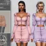 Fashion Nova Set (Skirt) by CAMUFLAJE at TSR