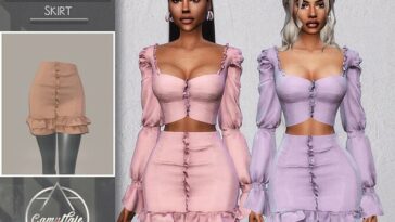 Fashion Nova Set (Skirt) by CAMUFLAJE at TSR