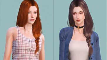 Female Hair G42 by DaisySims at TSR