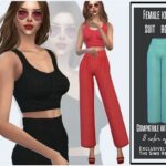 Female knitted suit bottom by Sims House at TSR