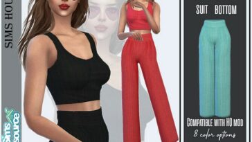 Female knitted suit bottom by Sims House at TSR