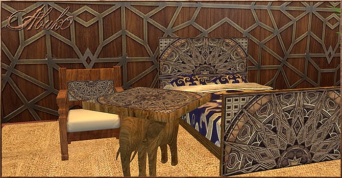 Gajah Living at Abuk0 Sims4
