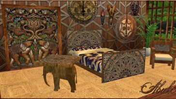 Gajah Living at Abuk0 Sims4