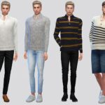 George High-Collar Sweater by McLayneSims at TSR