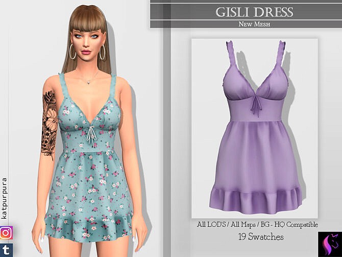 Gisli Dress by KaTPurpura at TSR