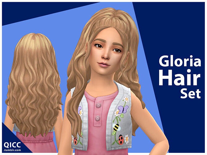 Gloria Hair Set by qicc at TSR