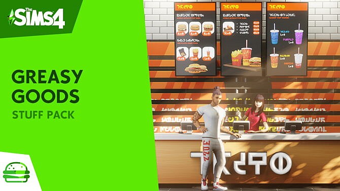 Greasy Goods – Custom Stuff Pack by littledica at Mod The Sims 4