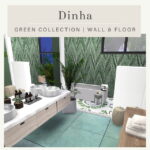 Green Collection Wall & Floor at Dinha Gamer