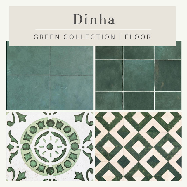 Green Collection Wall & Floor at Dinha Gamer