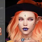 Half Moon Facepaint V1 by Reevaly at TSR