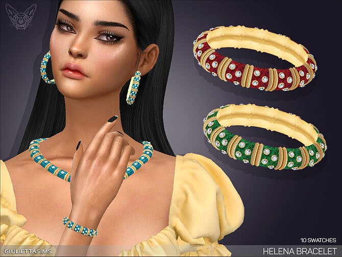 Helena Bracelet (right wrist) by feyona at TSR