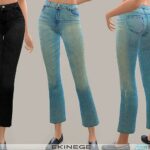 High Waist Crop Bootcut Jeans by ekinege at TSR