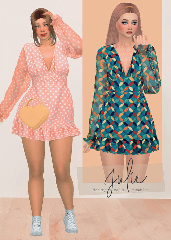 Julie Dress at Daisy Pixels