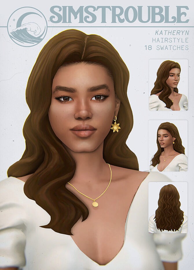 KATHERYN hair improved at SimsTrouble