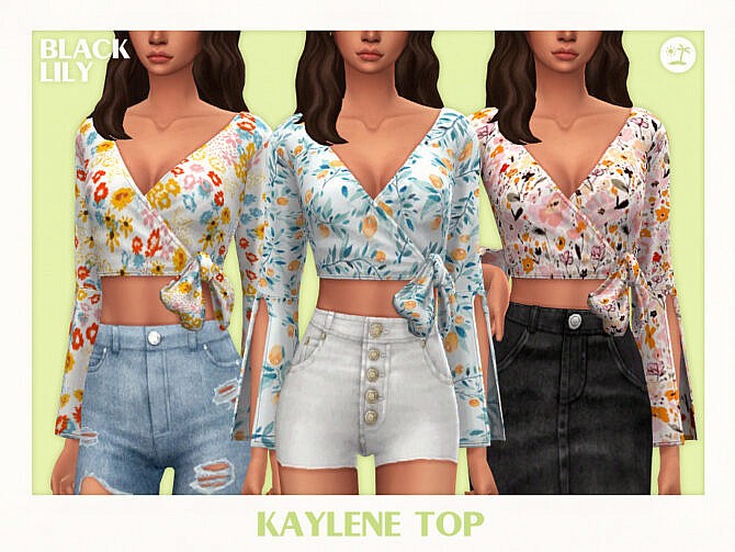 Kaylene Top by Black Lily at TSR