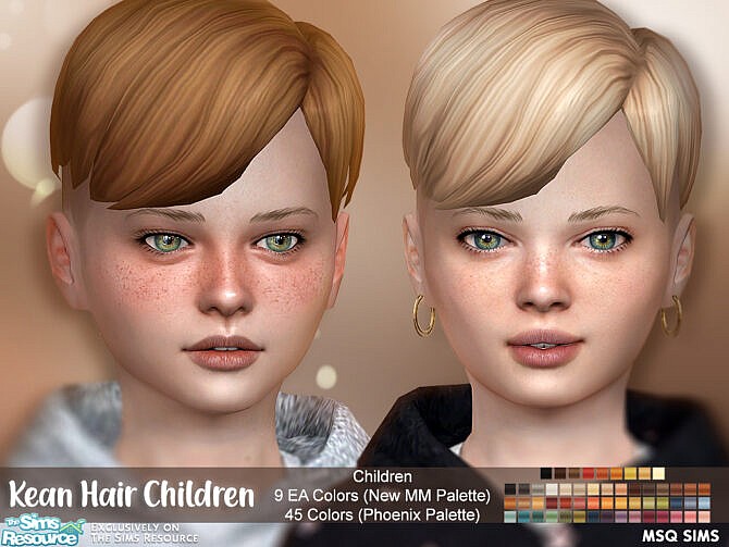 Kean Hair Children at MSQ Sims