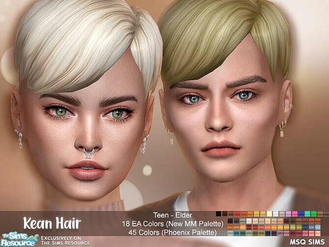 Kean Hair at MSQ Sims