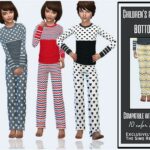 Kids pajama pants by Sims House at TSR