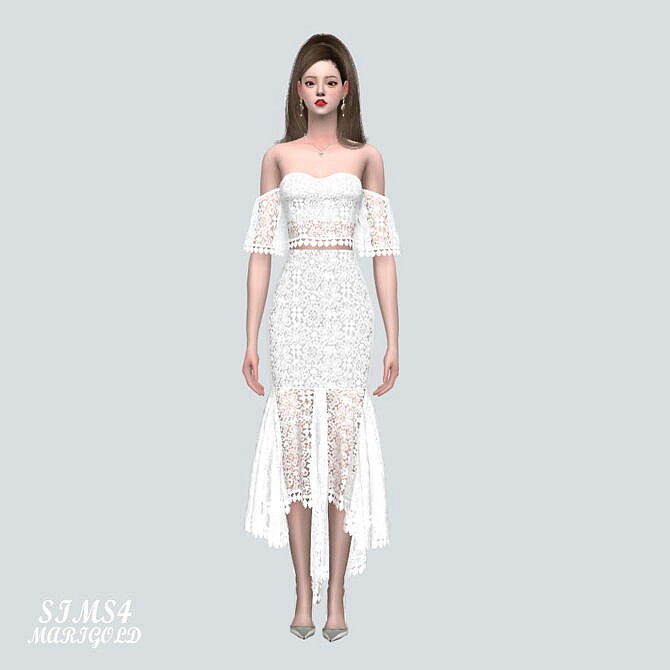 Lace Mermaid 2-Piece Outfit at Marigold