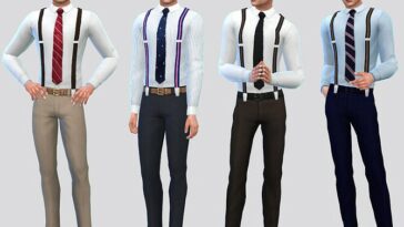 Leone Suspender Shirt by McLayneSims at TSR