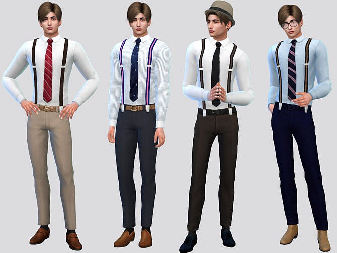 Leone Suspender Shirt by McLayneSims at TSR