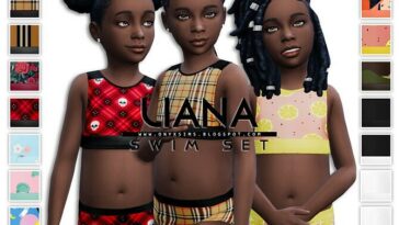 Liana Swimsuit Set at Onyx Sims