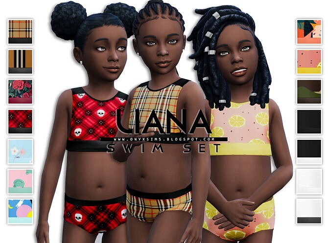 Liana Swimsuit Set at Onyx Sims