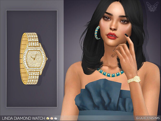 Linda Diamond Watch (left wrist) by feyona at TSR